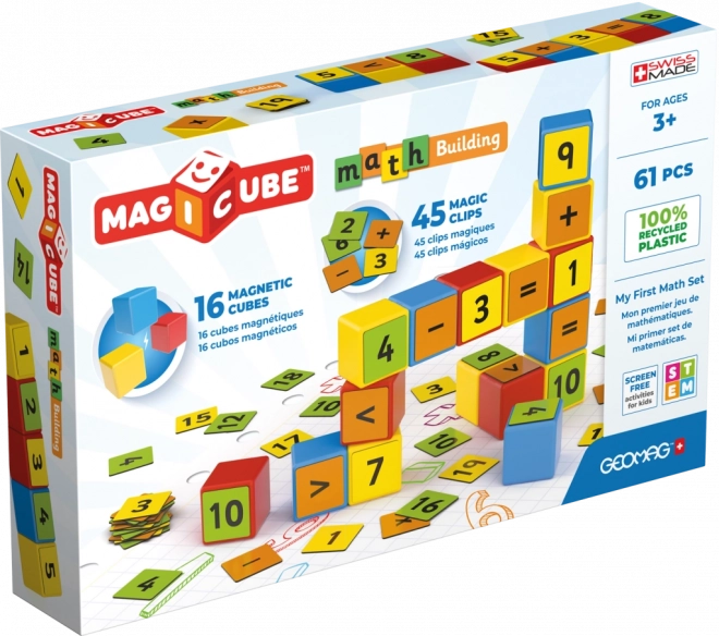 Blocuri Magnetice Geomag Magicube Matematică