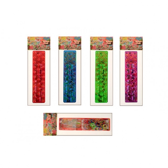 Set Loom cu 200 de elastice colorate
