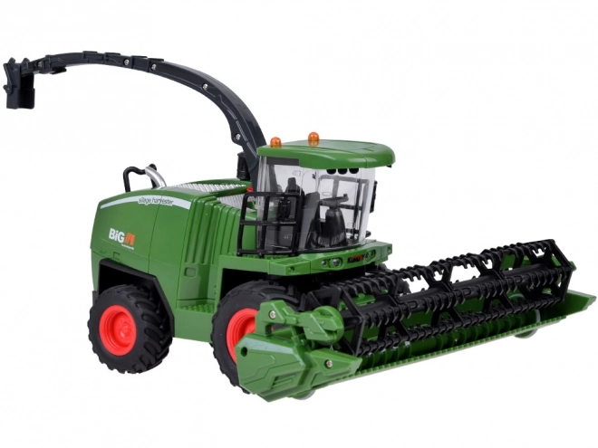 Tractor combină verde multifuncțională cu lumini și sunete