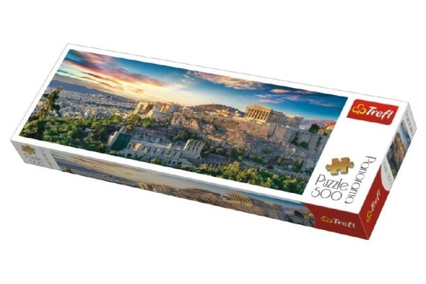 Puzzle panoramice Trefl 500 piese Acropole din Atena