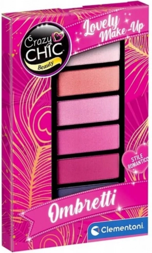 Clementoni Crazy Chic Pink Power paletă farduri de pleoape