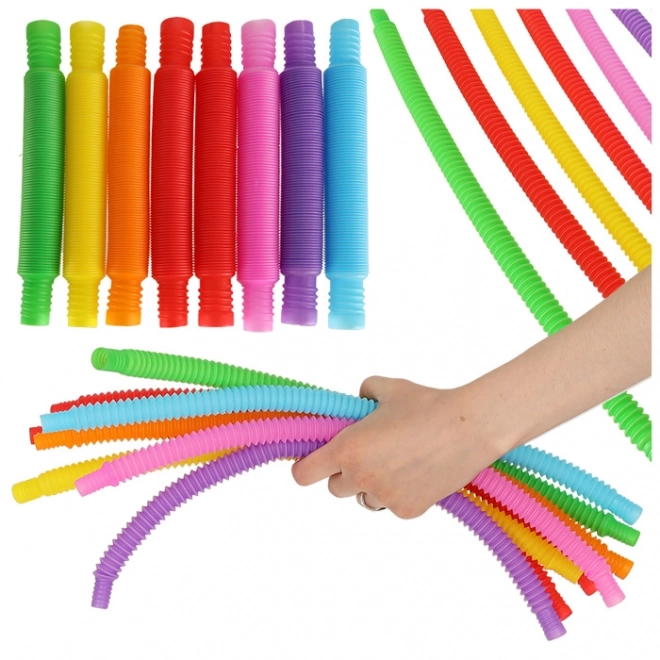 Tubi senzoriale extensibile montessori set 8 bucăți