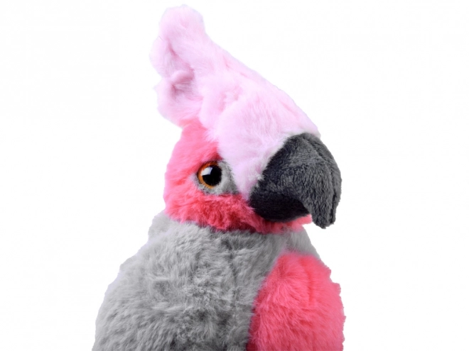 Papagal de pluș roz Kakadu 22cm