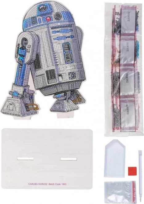 Pictură cu diamante XL Star Wars: R2-D2