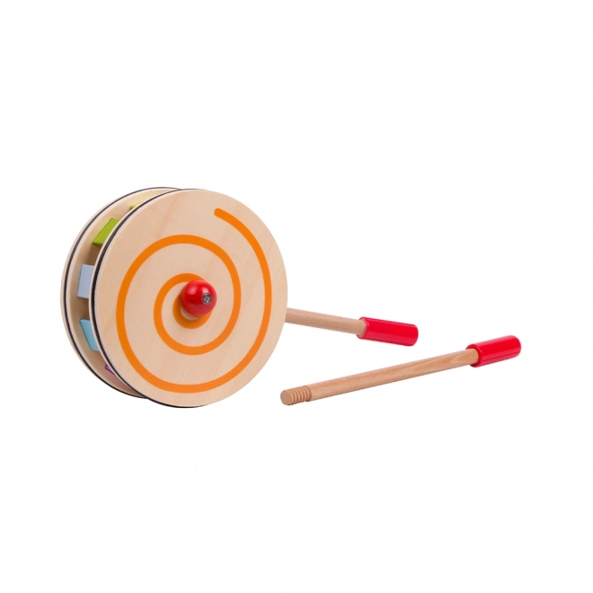 Pusher de lemn curcubeu Classic World