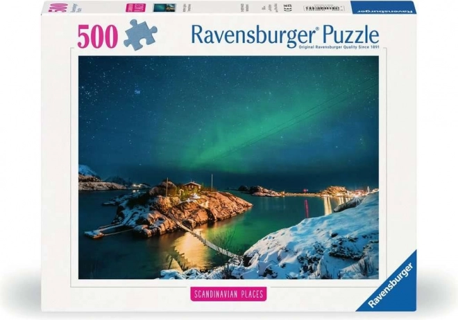 Puzzle Polare în Norvegia - 500 piese