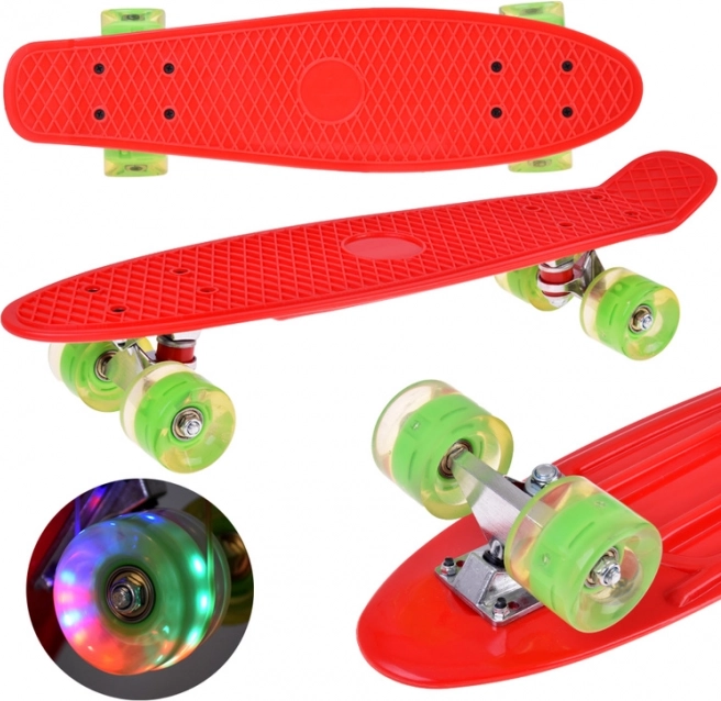 Skateboard cu roți LED pentru skatepark