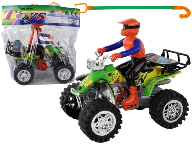 quad teren 4x4 cu pusher