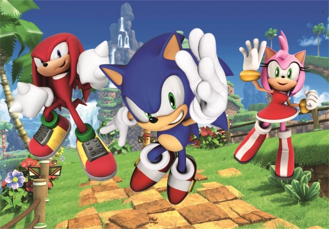 Puzzle 104 piese Sonic