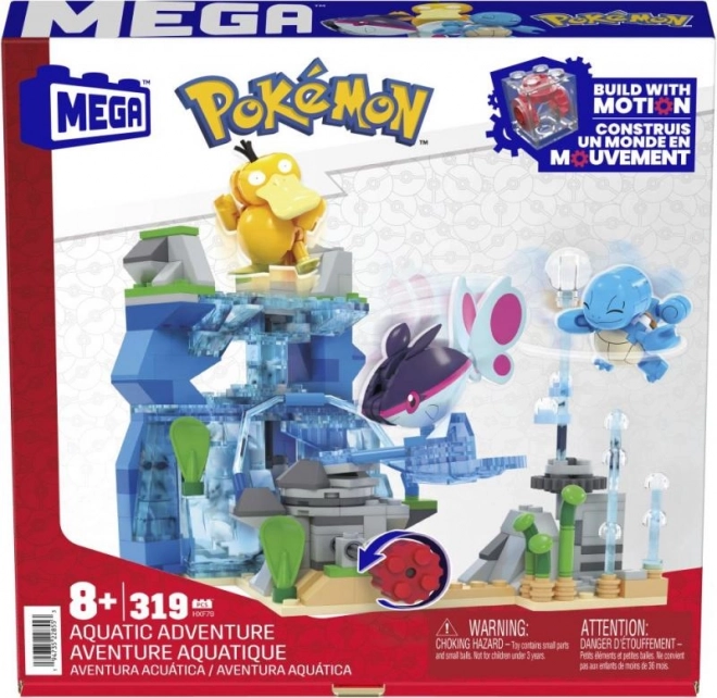 Mega Pokémon aventură acvatică mișcătoare