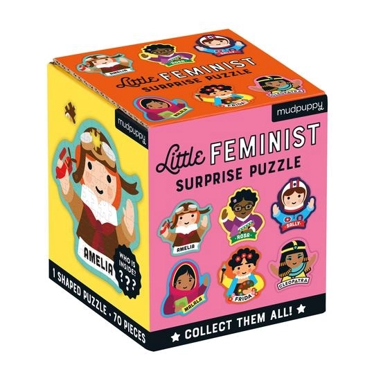 Puzzle Mudpuppy Feminist supriză 70 piese