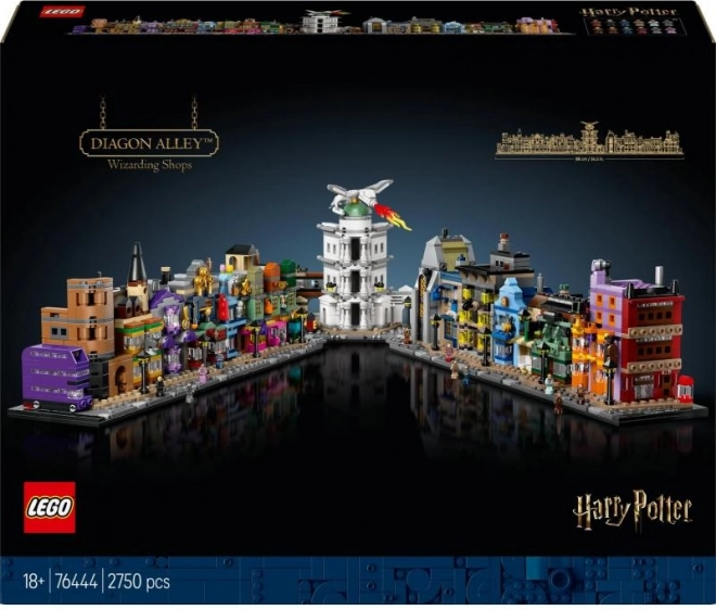 Modelul miniatural Magazine magice din strada Diagon de la LEGO Harry Potter