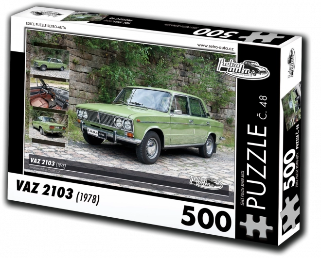 Puzzle Retro-Auta Vaz 2103, 500 piese