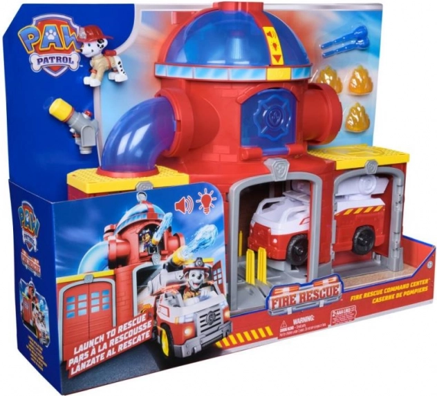 Patrula Cățelușilor pompieri – stație de pompieri interactivă Fire Rescue