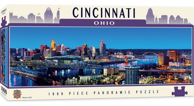 Puzzle Panoramic Cincinnati Ohio 1000 Piese