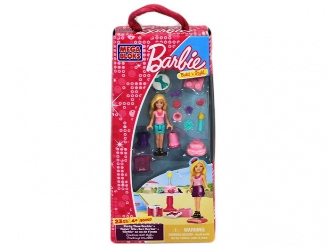 Barbie Mega Bloks păpușă compatibilă cu cărămizi