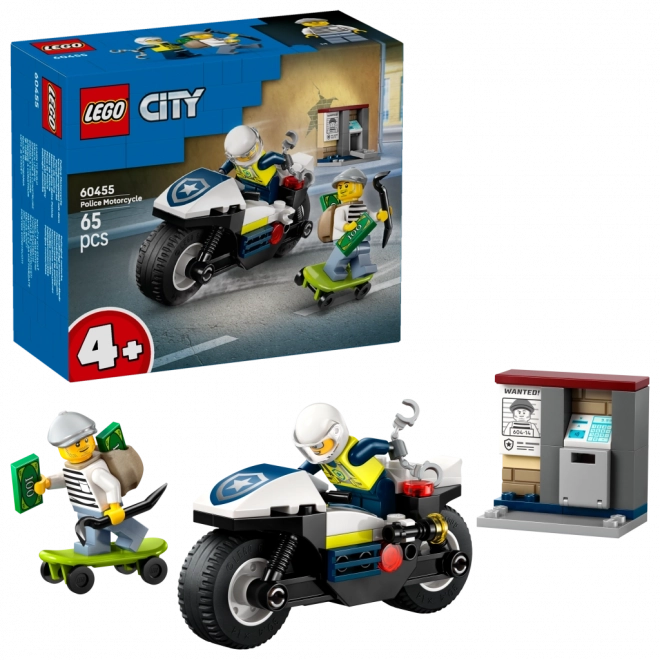 Lego City Poliție: Urmărire pe motocicletă