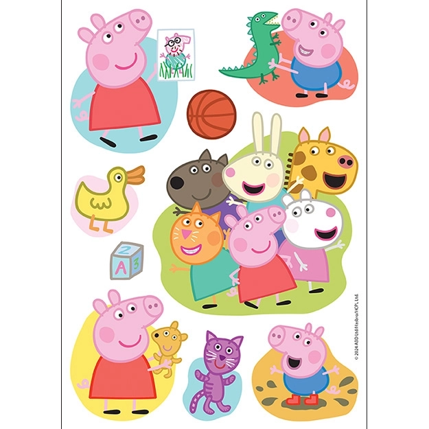 Carte de colorat cu imagini termoadezive Peppa Pig