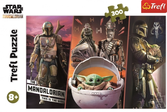 Puzzle Mandalorian: misteriosul Baby Yoda 300 piese