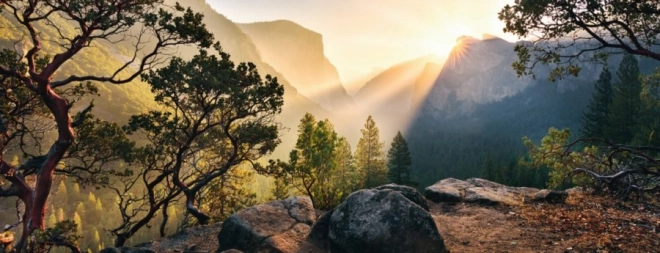 Puzzle panoramic RAVENSBURGER Parcul Național Yosemite, California