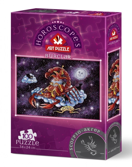 Puzzle Art Zodia Scorpionului 100 piese