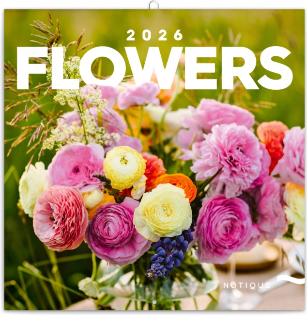Calendar cu note Flori 2026