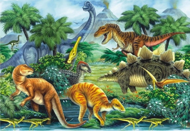 Puzzle Valea Dinozaurilor 260 de piese