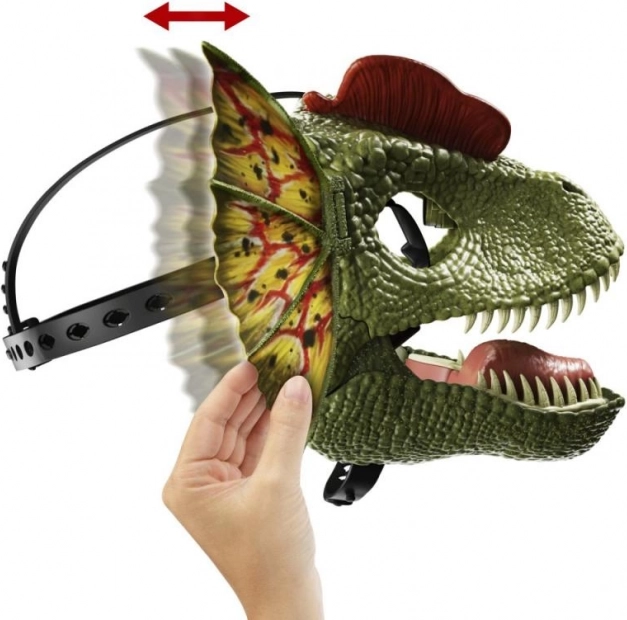 Masca Dilophosaurus din Lumea Jurasic3 cu sunete 19i efecte de apă