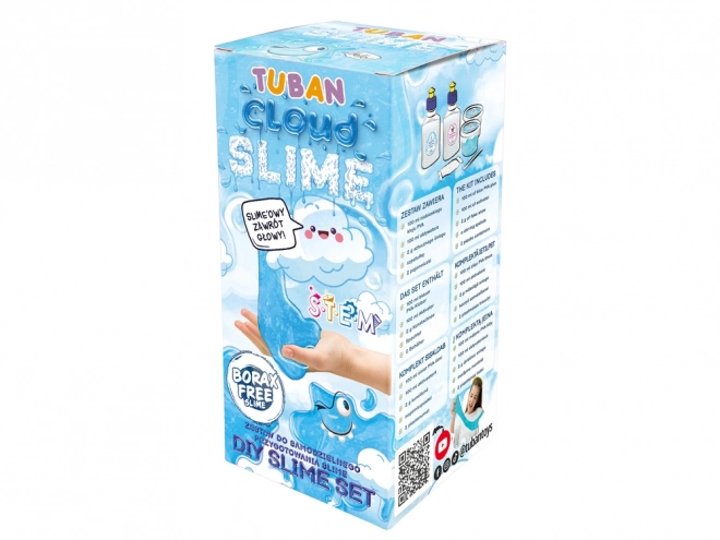 Set creatie slime cu zăpadă artificială Cloud Slime