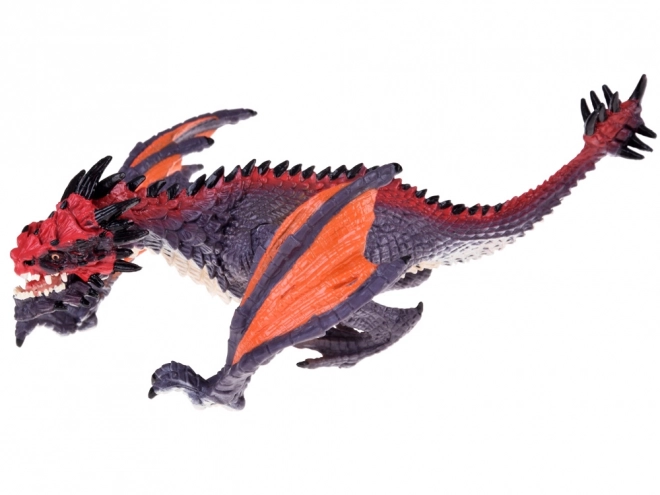 Figurină Dragon Gri-Portocaliu 21 cm