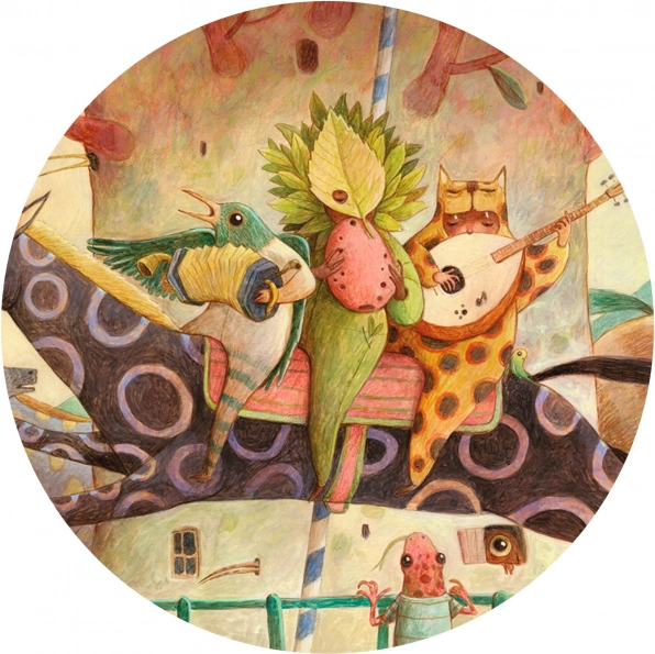 Puzzle panoramic DJECO Wonderful Ride 100 piese