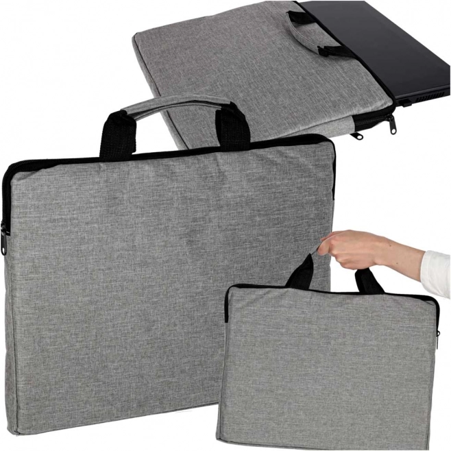 Geantă gri pentru laptop 15,6 inch