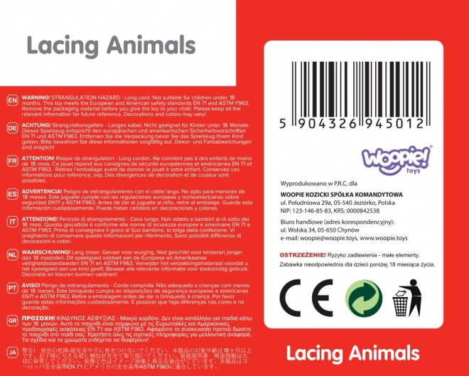 Koko copii din lemn animale Safari