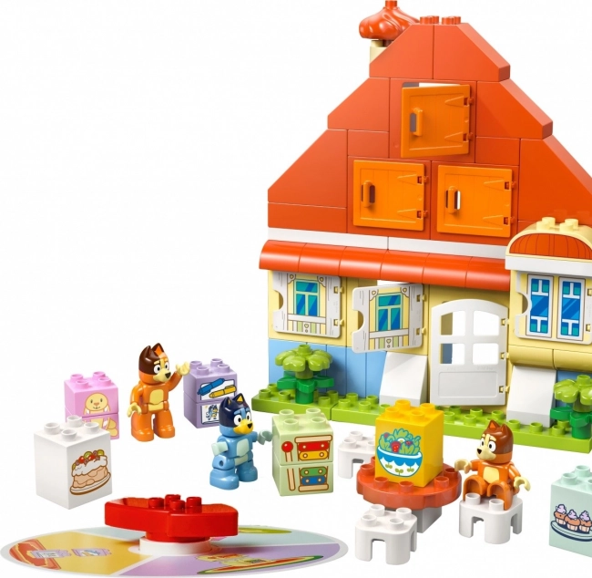 Set de Construcție DUPLO Bluey Casa de Familie cu Joc de Memorie
