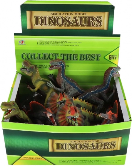 Figurină de dinozaur din plastic 34x17cm - set de 8 tipuri