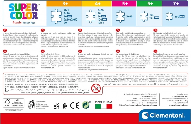 puzzle clementoni regatul de gheață 3x48 piese