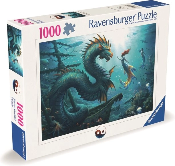 Puzzle Ravensburger Taina monștrilor marini 1000 de piese