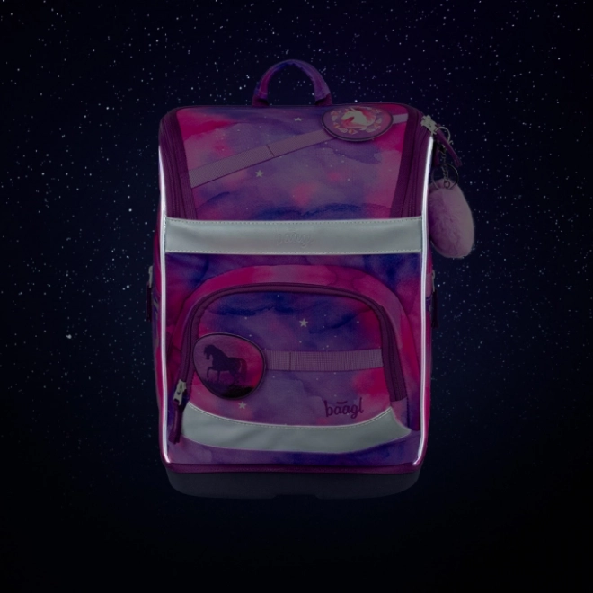 Set BAAGL Zippy Plus Cal: Ghiozdan, Penar, Sac, Sort, Portofel