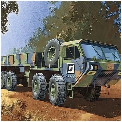 Model din plastic al camionului U.S. M977 8x8