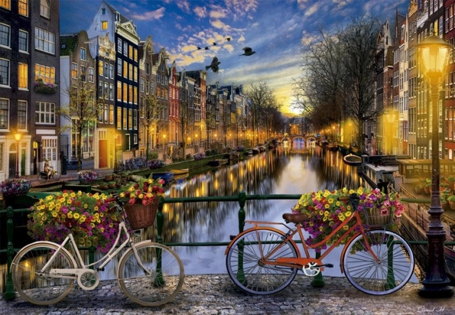 Puzzle romantic Amsterdam 2000 de piese