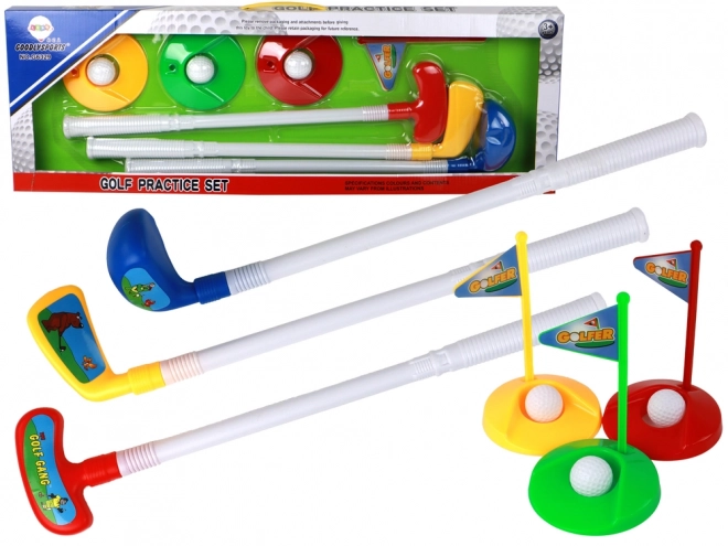 Set minigolf pentru copii, 12 piese