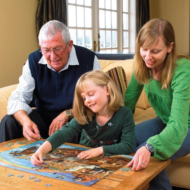 Puzzle de familie arca lui Noe