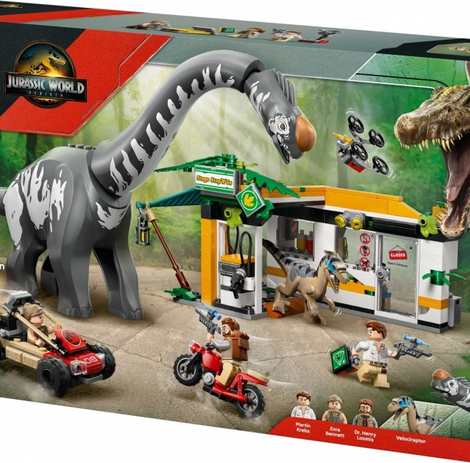 LEGO Jurassic World Pe urmele titanosaurlui și raptorului