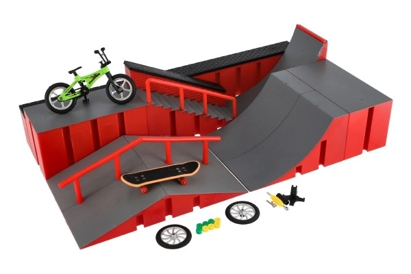 Set Fingerboard cu rampă și accesorii