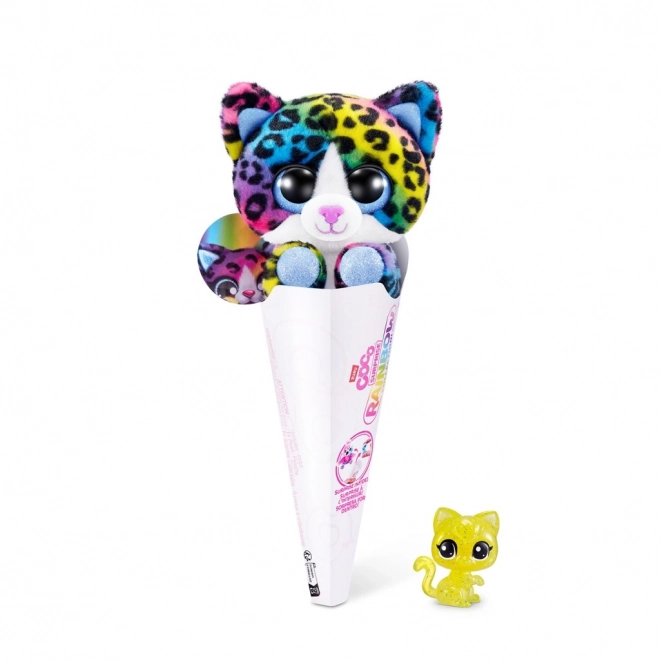 Animalul de pluș Coco Rainbow cu surpriză