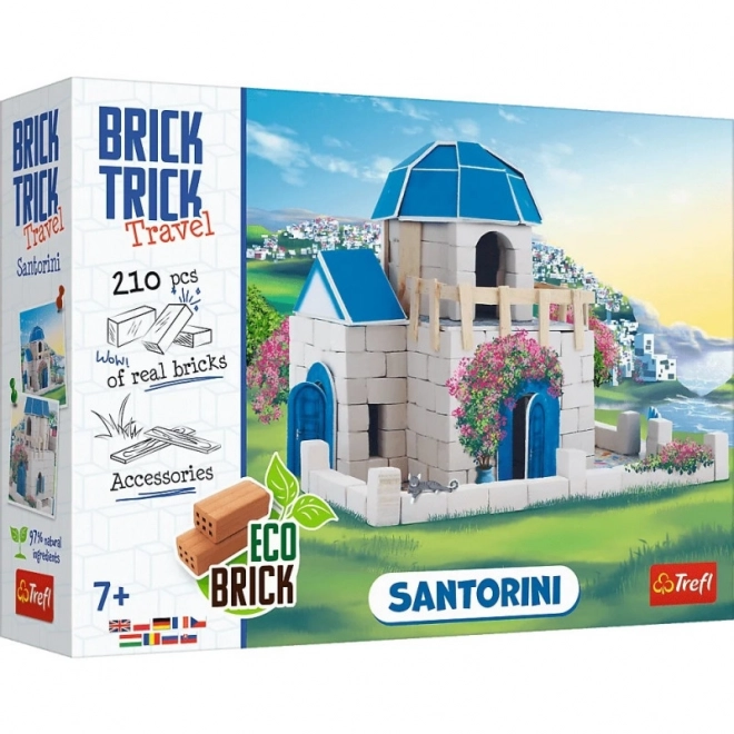 trefl brick trick travel: santorini