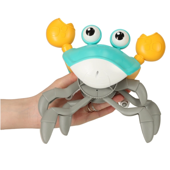 Crab interactiv cu sunet – Albastru