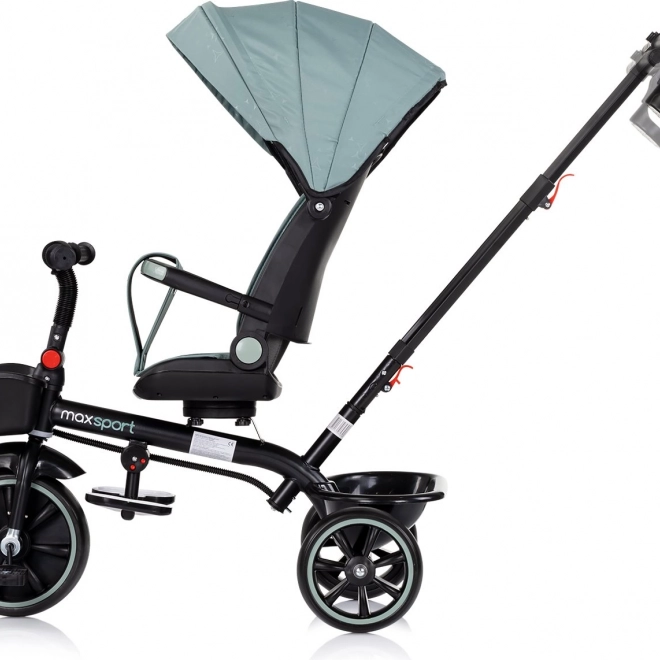 Tricicletă cu copertină 2în1 Chipolino Max Sport Basil