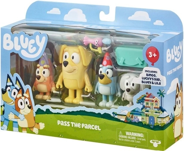 Set figurine Bluey 4-pack