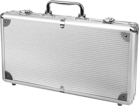 Servietă solidă din aluminiu cu depozitare sigură